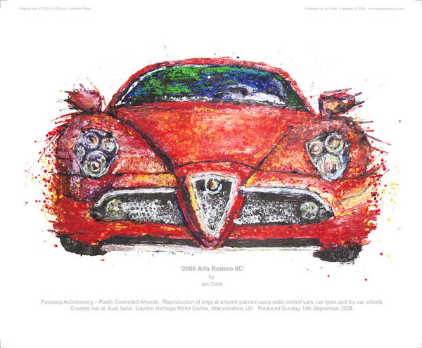 Alfa Romeo 8C - POPBANGCOLOUR Shop