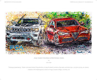 Alfa Romeo Giulia & Jeep Grand Cherokee - POPBANGCOLOUR Shop