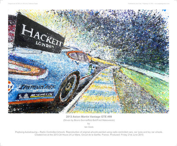 Aston Martin Vantage GTE #99 2013 - POPBANGCOLOUR Shop