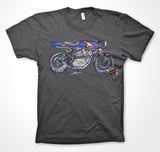 ASE Custom Motorcycles #ContinuousCar Unisex T-shirt