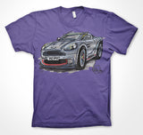 Aston Martin V12 Vanquish #ContinuousCar Unisex T-shirt