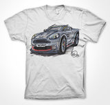 Aston Martin V12 Vanquish #ContinuousCar Unisex T-shirt