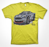 Aston Martin V12 Vanquish #ContinuousCar Unisex T-shirt