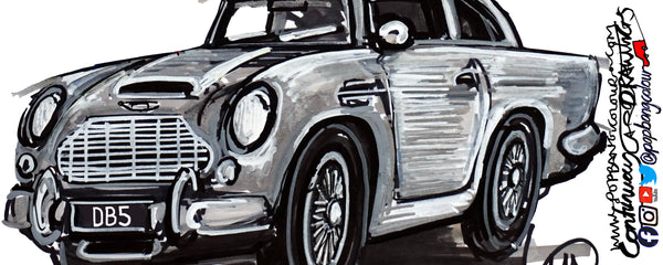 Aston Martin DB5 -side profile | #ContinuousCar |  Mug