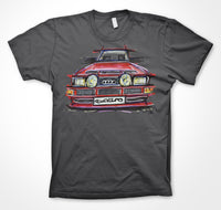 Audi Quattro #ContinuousCar Unisex T-shirt