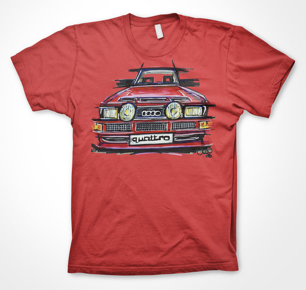 Audi Quattro #ContinuousCar Unisex T-shirt