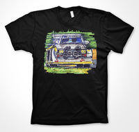 Audi Quattro Sport Rally #ContinuousCar Unisex T-shirt