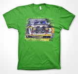 Audi Quattro Sport Rally #ContinuousCar Unisex T-shirt