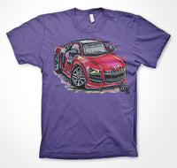 Audi R8 #ContinuousCar Unisex T-shirt