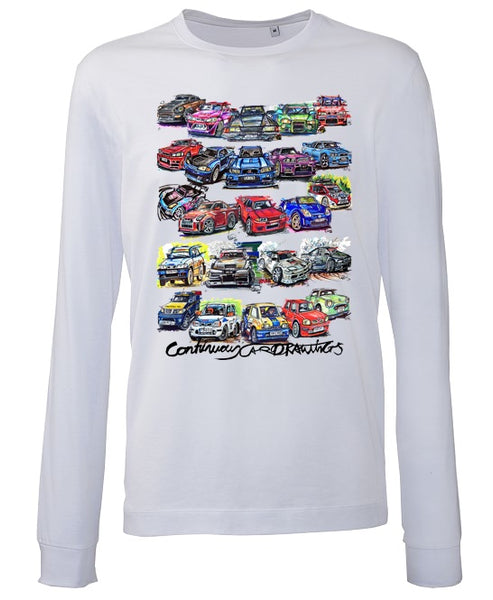 #ContinuousCar collection - Nissan - Unisex T-shirt - long sleeve