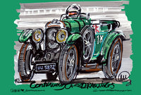 Bentley Blower | #ContinuousCar metal print | 30cm x 20cm