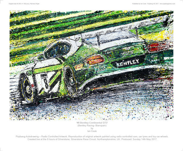 BENTLEY TEAM M-SPORT  - #8 Bentley Continental GT3 - POPBANGCOLOUR Shop