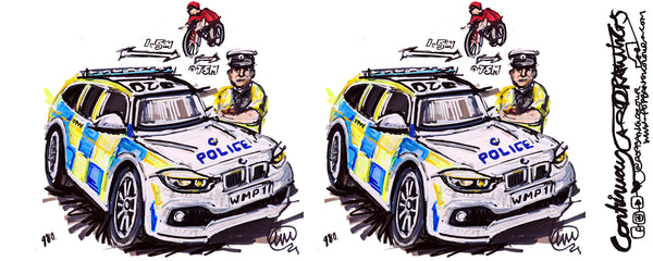 BMW Police Car  #ContinuousCar | Mug