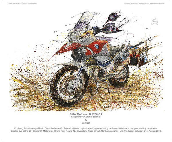 BMW R1200GS - Charley Boorman 'Long Way Down' Bike - POPBANGCOLOUR Shop