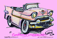 Cadillac Eldorado Biarritz | #ContinuousCar metal print | 30cm x 20cm