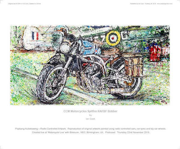 CCM Motorcycles Spitfire RAFBF Bobber - POPBANGCOLOUR Shop