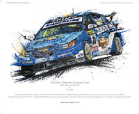 Chevrolet Cruze BTCC Silverline (Macdowall No.20) 2010 - POPBANGCOLOUR Shop