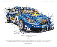 Chevrolet Cruze BTCC Silverline (Plato No.2) 2010 - POPBANGCOLOUR Shop