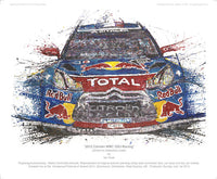 Citroën WRC DS3 Racing 2012 - POPBANGCOLOUR Shop