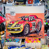 Chevrolet Corvette  | #ContinuousCar metal print | 30cm x 20cm
