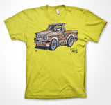 Volkswagen Caddy 'Dave The Trimmer' #ContinuousCar Unisex T-shirt