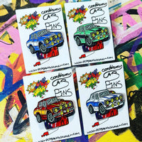 Ford Escort MK1 | Blue & White | Limited edition enamel pin badge |  25 only
