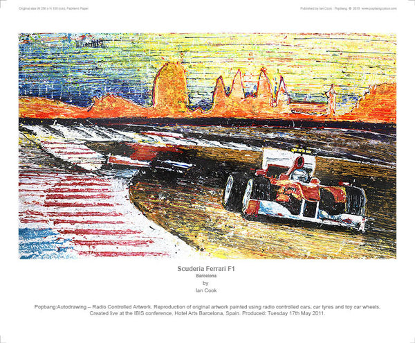 F1 Scuderia Ferrari (Barcelona) - POPBANGCOLOUR Shop
