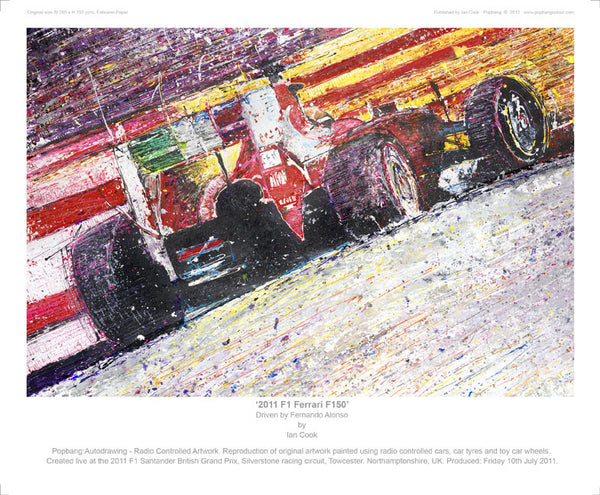 F1 Ferrari F150 Silverstone 2011 - POPBANGCOLOUR Shop