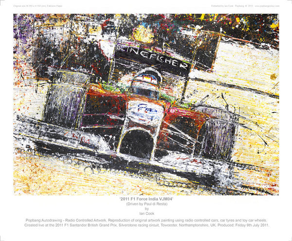 F1 Force India VJM04 2011 - POPBANGCOLOUR Shop