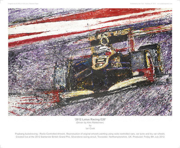 F1 Lotus Racing E20 2012 (Räikkönen) - POPBANGCOLOUR Shop