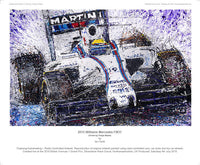 F1 Williams Mercedes FW37 (Massa) - POPBANGCOLOUR Shop