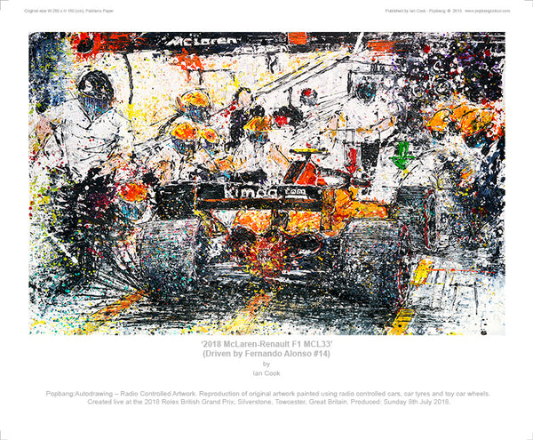 2018 McLaren-Renault F1 MCL33 - POPBANGCOLOUR Shop