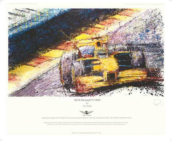 F1 Renault R30 2010 - POPBANGCOLOUR Shop