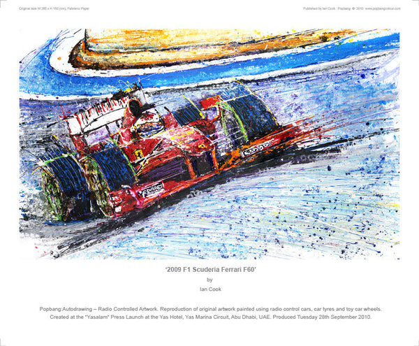F1 Scuderia Ferrari F60 2009 - POPBANGCOLOUR Shop
