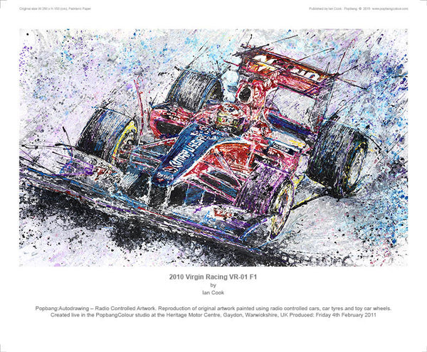 F1 Virgin Racing VR-01 2010 - POPBANGCOLOUR Shop