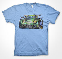 Falken Tyres Porsche 911 GT3 R #ContinuousCar Unisex T-shirt