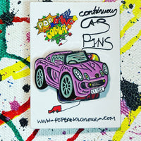 Lotus Elise - Purple | Limited edition enamel pin badge |  Very low stock
