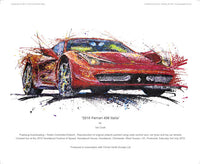 Ferrari 458 Italia 2010 - POPBANGCOLOUR Shop