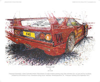 Ferrari F40 - POPBANGCOLOUR Shop