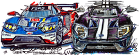 Ford Performance GT's GTE & road car | #ContinuousCar |  Mug