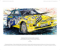 Michelin Pilot Ford Escort RS Cosworth - POPBANGCOLOUR Shop