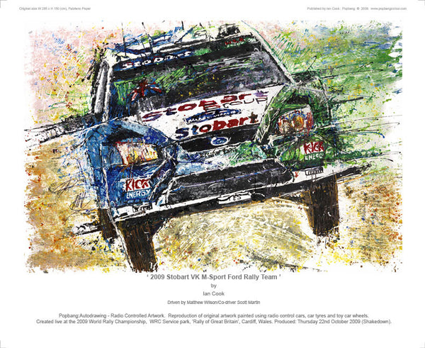 Ford Stobart VK M-Sport Rally Team 2009 - POPBANGCOLOUR Shop