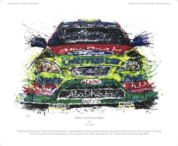 Ford Focus WRC 2007 - POPBANGCOLOUR Shop