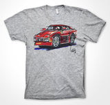 Ferrari 348 #ContinuousCar Unisex T-shirt
