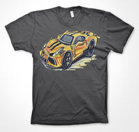 Ferrari 488 Pista - Xquiste - Yellow #ContinuousCar Unisex T-shirt