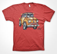 Classic Fiat 500 #ContinuousCar Unisex T-shirt