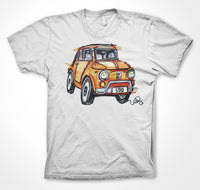 Classic Fiat 500 #ContinuousCar Unisex T-shirt