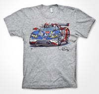 Ford Performance GT LM Ford Chip Ganassi Team Andy Priaulx #ContinuousCar Unisex T-shirt