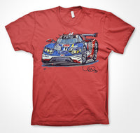 Ford Performance GT LM Ford Chip Ganassi Team Andy Priaulx #ContinuousCar Unisex T-shirt