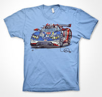 Ford Performance GT LM Ford Chip Ganassi Team Andy Priaulx #ContinuousCar Unisex T-shirt